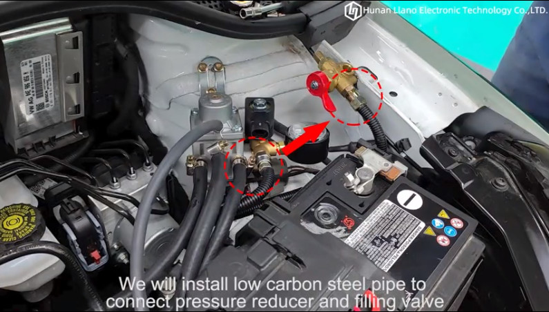 Latest company Cases about 3-4 installieren Sie kohlenstoffarmes Stahlrohr, um Entspanner und Füllventil anzuschließen