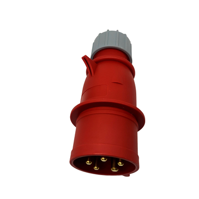 LLANO imprägniern 380V-415V CEE Charging Plug 5 Pin 7KW mit rotem Verbindungsstück