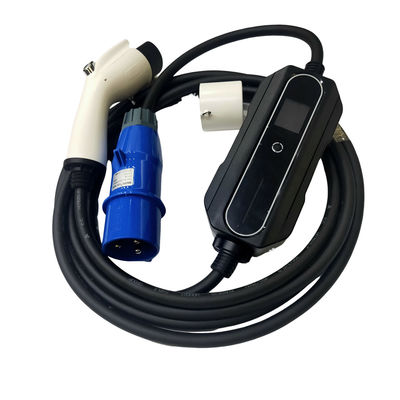 kaufen Standard-EV tragbares Ladegerät GB/T20234 1 Phase mit CEE 3 Pin Blue Charging Plug online manufacture