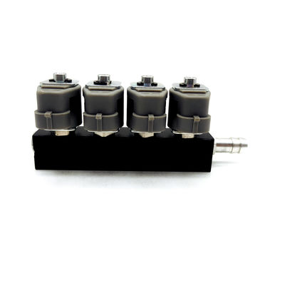167HZ 2 Ohm Grey Injector Rail LN-LIG1S für 4 Flüssiggas-Umwandlungs-Ausrüstung des Zylinder-CNG