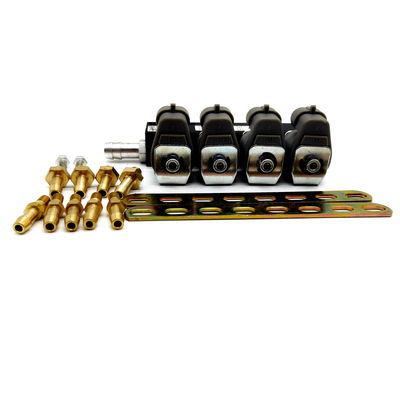 167HZ 2 Ohm Grey Injector Rail LN-LIG1S für 4 Flüssiggas-Umwandlungs-Ausrüstung des Zylinder-CNG