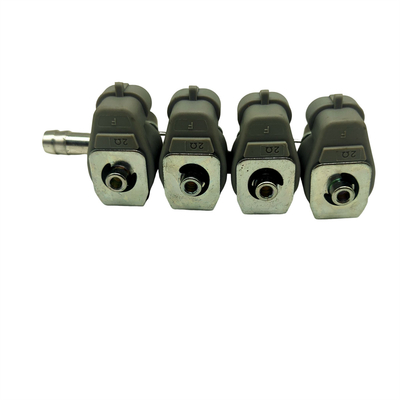 Injektor-Schiene des Grau-2 des Ohm-LN-LIG1 LPG CNG für 4 Zylinder-Automobilinjektoren
