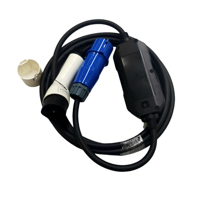 Standard-EV tragbares Ladegerät GB/T20234 1 Phase mit CEE 3 Pin Blue Charging Plug