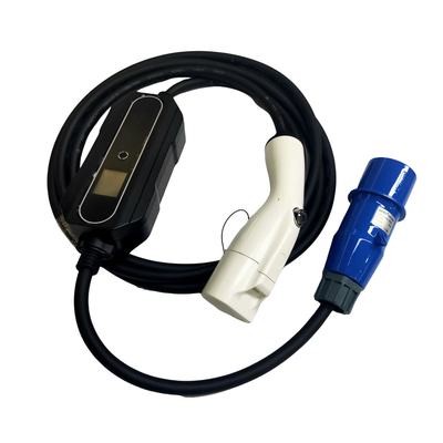 Standard-EV tragbares Ladegerät GB/T20234 1 Phase mit CEE 3 Pin Blue Charging Plug
