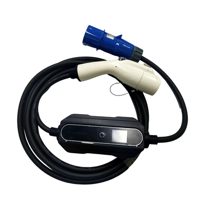 Standard-EV tragbares Ladegerät GB/T20234 1 Phase mit CEE 3 Pin Blue Charging Plug