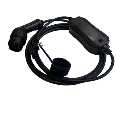 IEC62196 Standard 2,1 Aufladungstragbares Ladegerät Schuko stecker-EV mit TPU-Kabel
