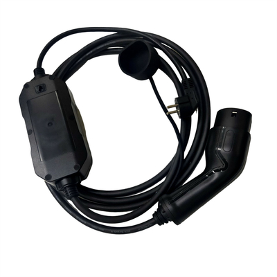 IEC62196 Standard 2,1 Aufladungstragbares Ladegerät Schuko stecker-EV mit TPU-Kabel