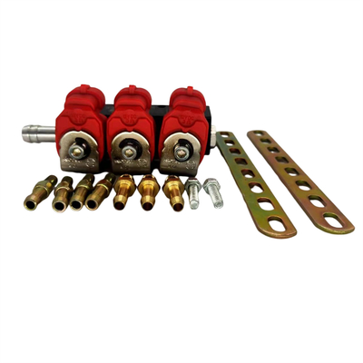 Roter 2 Ohm/3 Zylinder LN-VTK03 des Ohm-3 Schiene für allgemeine Injektor CNG/LPG