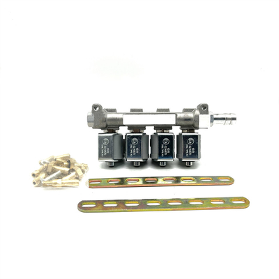 Kraftstoffeinspritzung LPG CNG 2 Ohm oder 3 Ohm Grey Injector Rail für Autogas