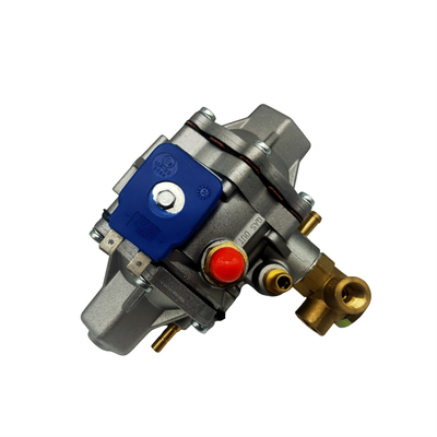 Aluminiumlegierung Blau und Silber CNG-Druckregler mit 17W Spulenleistung