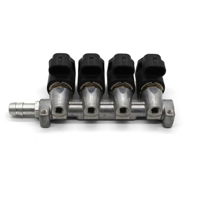 4 Zylinder LPG-CNG-Legierungsinjektor mit 12V Spannung und 2 Ohm Widerstand