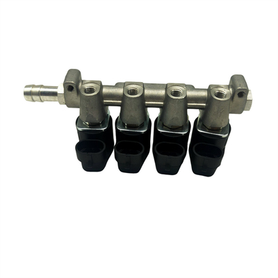 4 Zylinder LPG-CNG-Legierungsinjektor mit 12V Spannung und 2 Ohm Widerstand