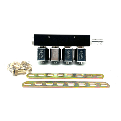 12V-LPG-CNG-Injektor aus Legierung für 4-Zylinder-Fahrzeuge, professionell getestet 3 Ohm-Widerstand