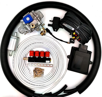 Gas-Umwandlungs-Ausrüstungen der kundenspezifischen Autogas CNG LPG Umwandlungs-Ausrüstungs-Vierzylinder-CNG