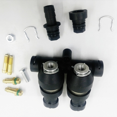 Zusammengebaute 4 Injektor-Schiene Zylinder-Schwarzes LPG CNG 2Ohm/3Ohm