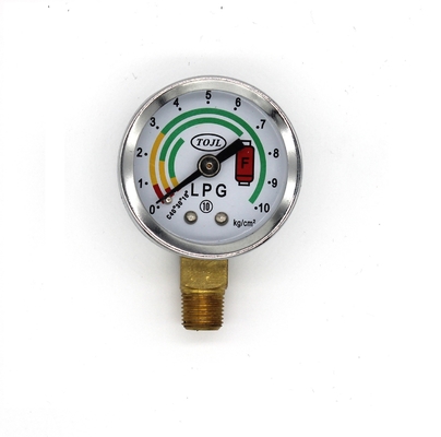 0-10kg/Cm ³ LPG-Manometer-Messgerät-Silber-Flüssiggas-Druckmesser IP65