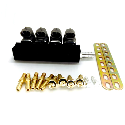 Injektor-Schiene ISO9001 CYLs LPG CNG des Autogas-Einspritzungs-3 Ohm-4 für Fahrzeuge